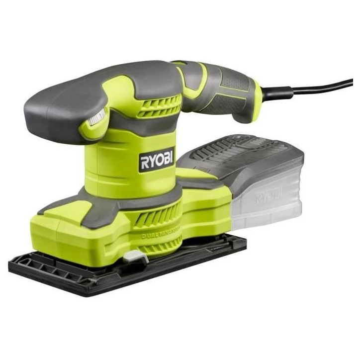 Ponceuse vibrante électrique RYOBI 280W - sac de transport - 30 abras