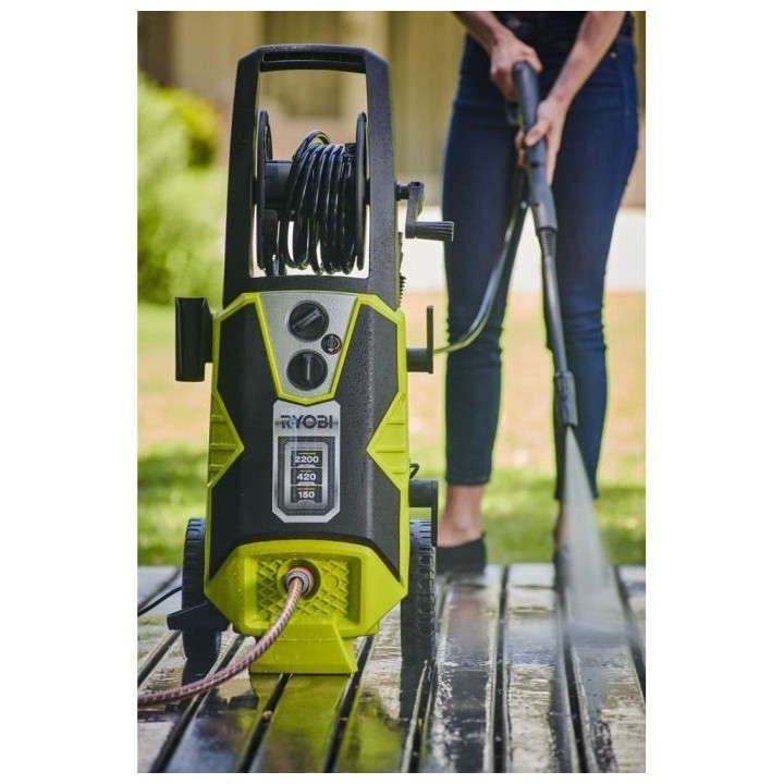 Nettoyeur haute pression RYOBI RPW150XRB - 150 bars 2200W