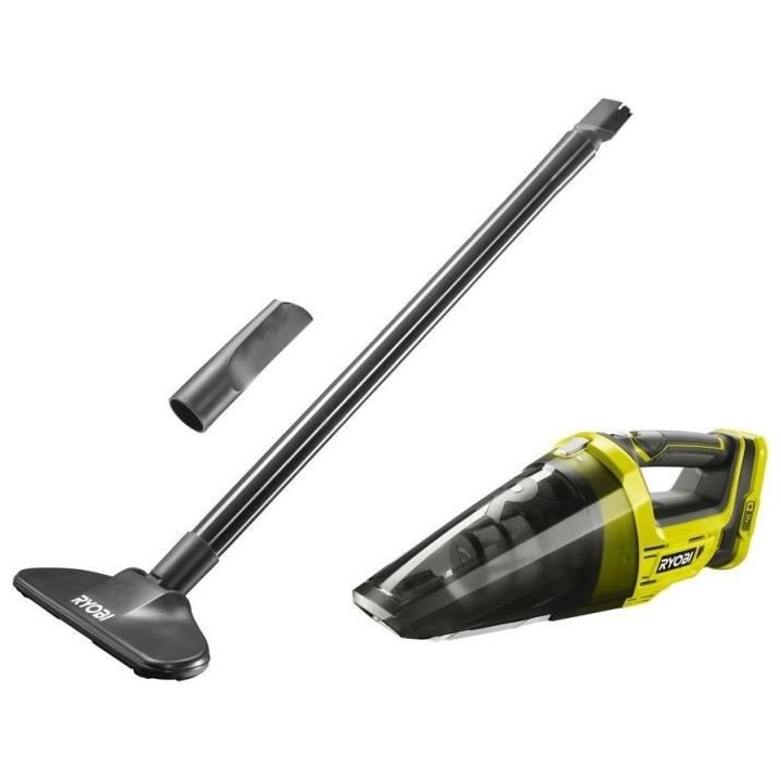 Aspirateur poussiere RYOBI - R18HVF-0 - 0,5L (sans batterie ni chargeu