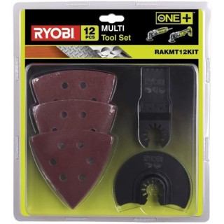 RYOBI Kit d'accessoires Multitool 12 pieces pour RMT300, R18MT3 et R18