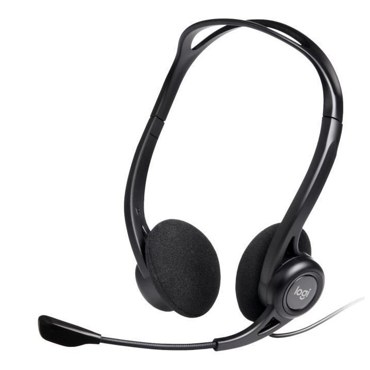 LOGITECH - Casque filaire USB - 960 - Noir