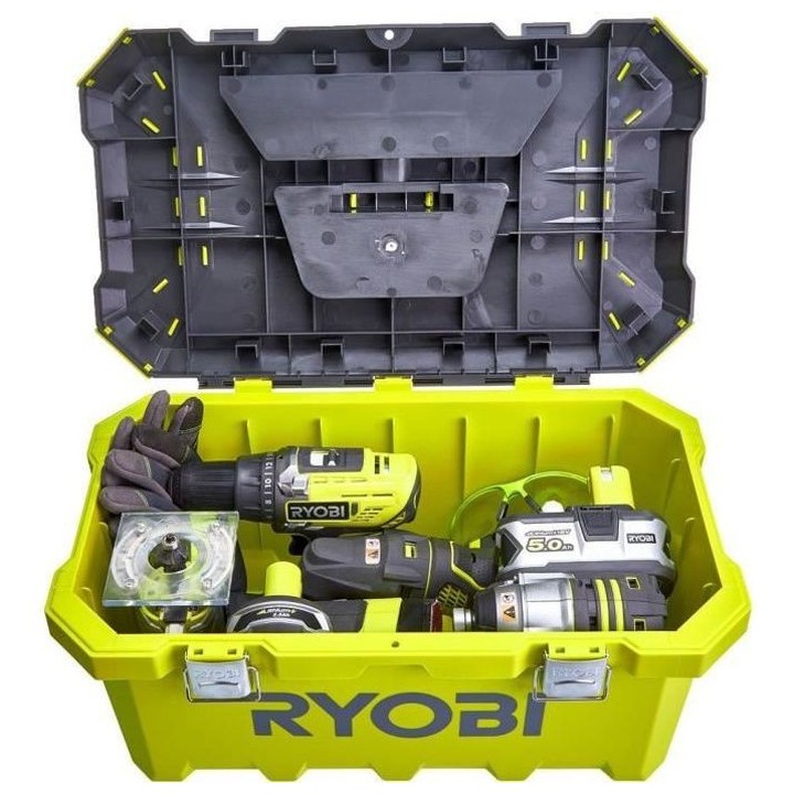 Boîte a outils 49 cm - 33 L - Attaches métal RYOBI