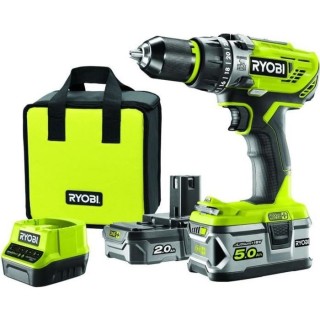 Perceuse-visseuse a percussion RYOBI 18V OnePlus - 2 batteries Lithium