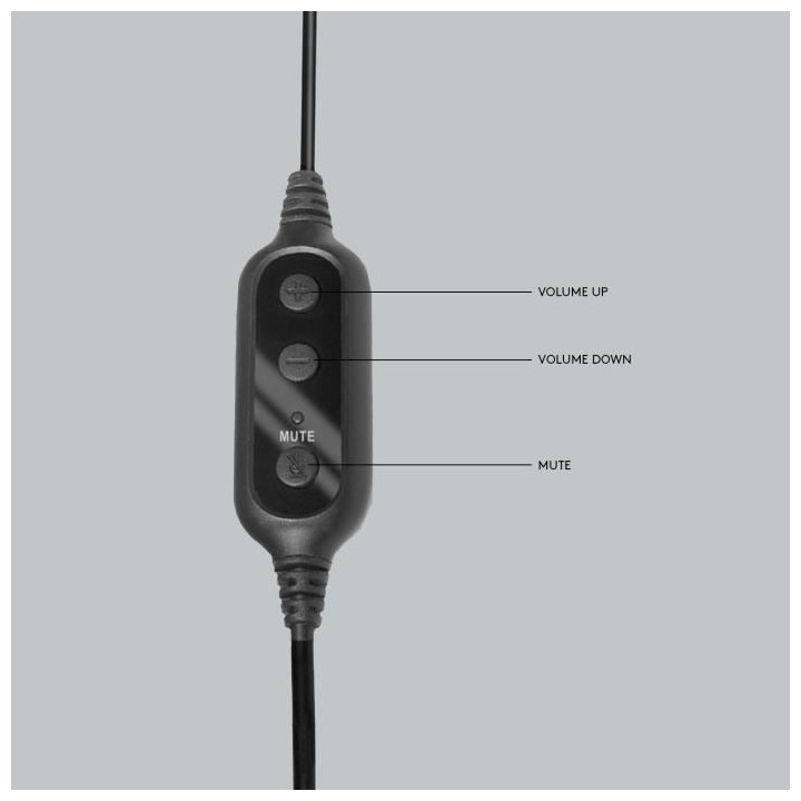 LOGITECH - Casque filaire USB - 960 - Noir