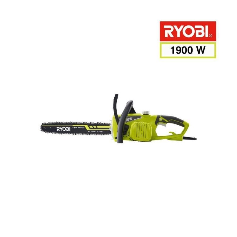 Tronçonneuse électrique 1900W RYOBI RCS1935B2C - Guide 35 cm + 2 chaines