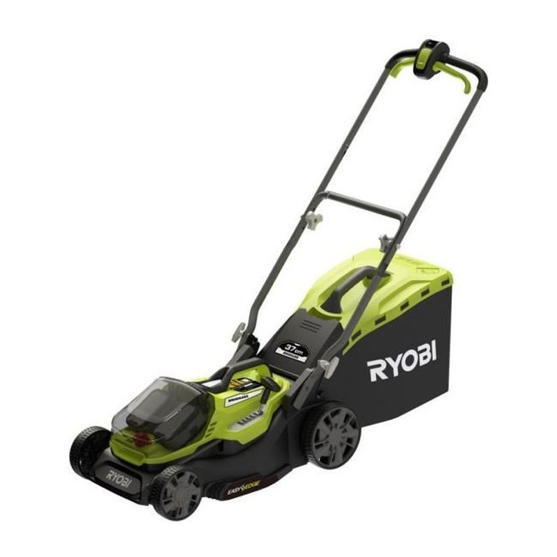 Tondeuse sur batterie 37cm de coupe RYOBI RY18LMX37A-150 - Livré avec 1 batterie 18V 5,0Ah et chargeur rapide