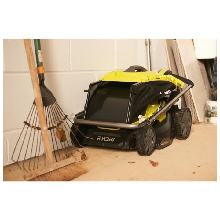 Tondeuse sur batterie 37cm de coupe RYOBI RY18LMX37A-150 - Livré avec
