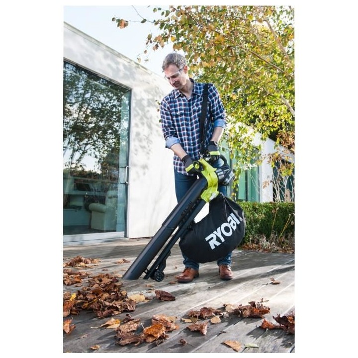 Souffleur aspiro-broyeur sans fil 18V ONE+ RYOBI RBV1850 - Brushless -