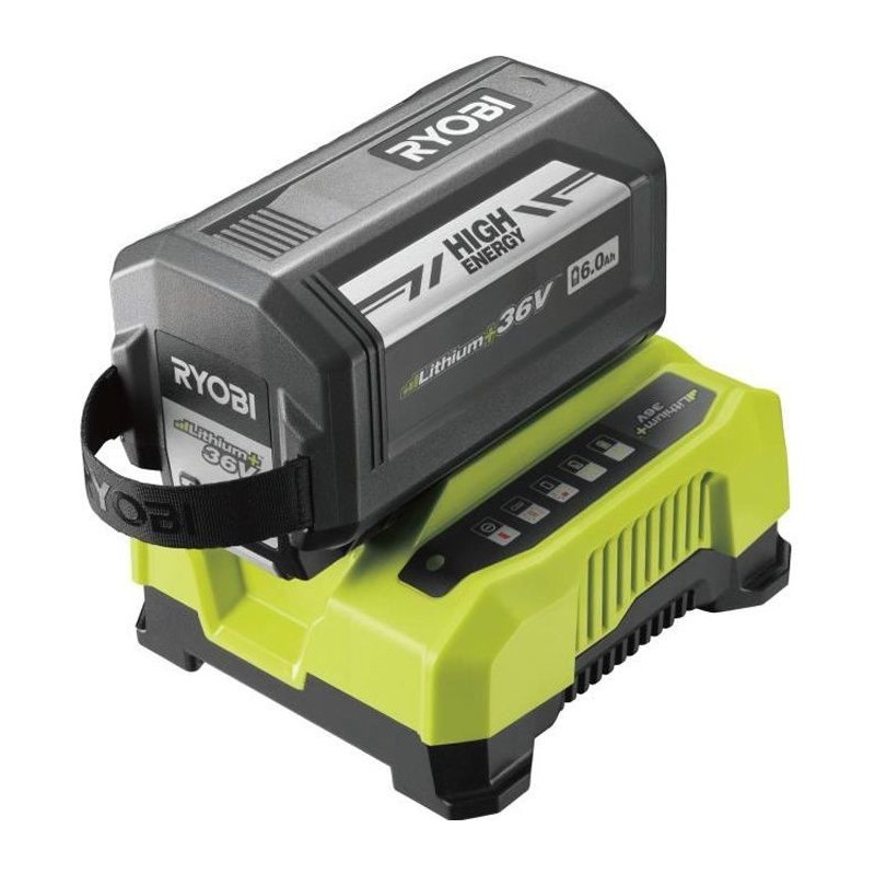 Batterie RYOBI 36V LithiumPlus 6.0 Ah - 1 chargeur rapide RY36BC60A-160