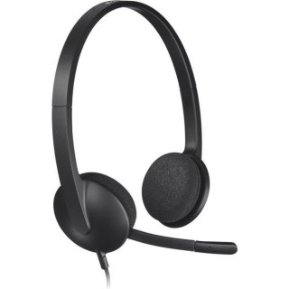 LOGITECH - Casque filaire USB Stereo H340 - Noir