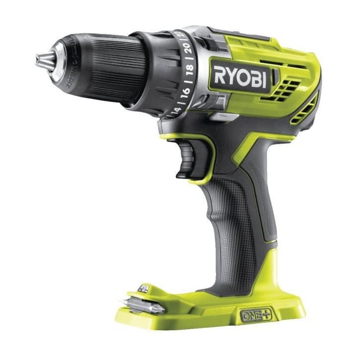 RYOBI ONE+ Pack duo perceuse meuleuse 18V sans fil - 2 batteries de 2A