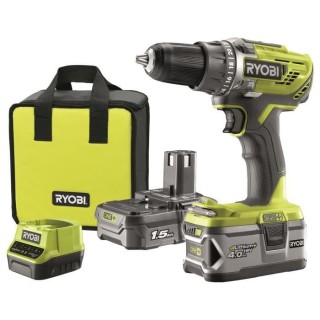 RYOBI ONE+ Perceuse 18 Volts - 2 batteries 2,0Ah & 4,0Ah - R18DD3-2415