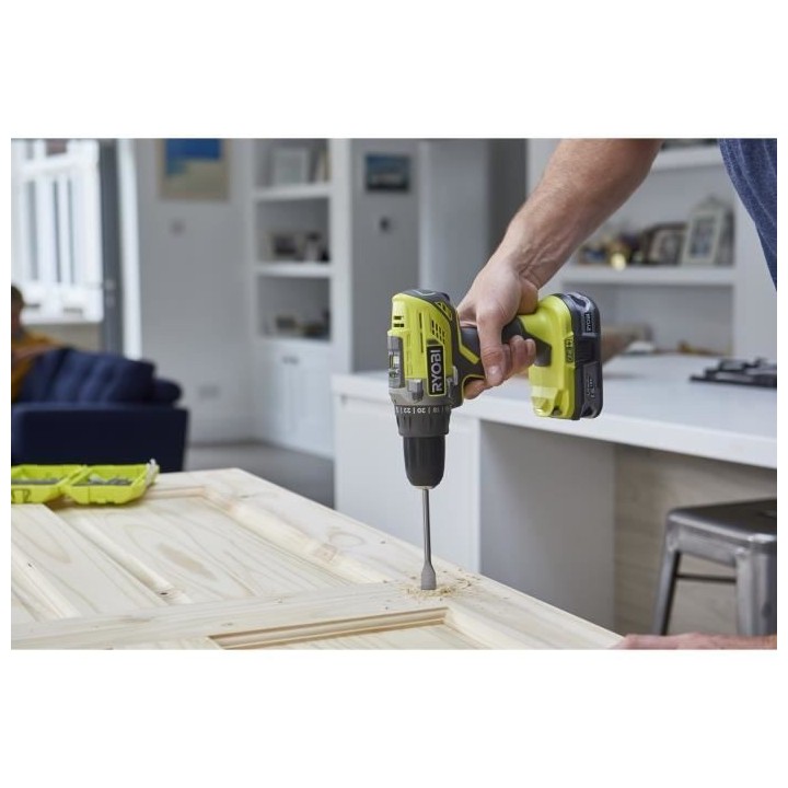 RYOBI ONE+ Perceuse 18 Volts - 2 batteries 2,0Ah & 4,0Ah - R18DD3-2415