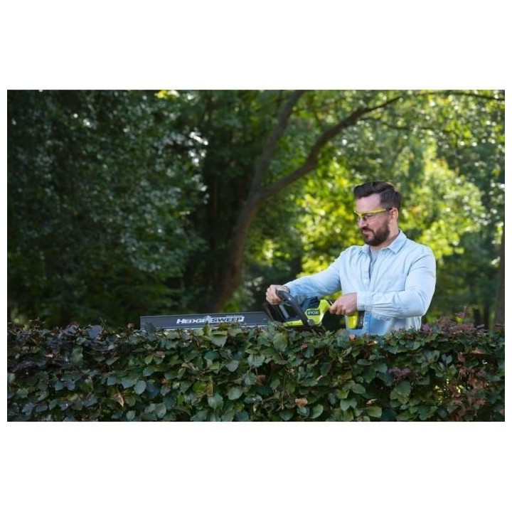 Taille-haies sans fil 18V ONE+ RYOBI LINEA RY18HT55A-0 - Lame de 55 cm