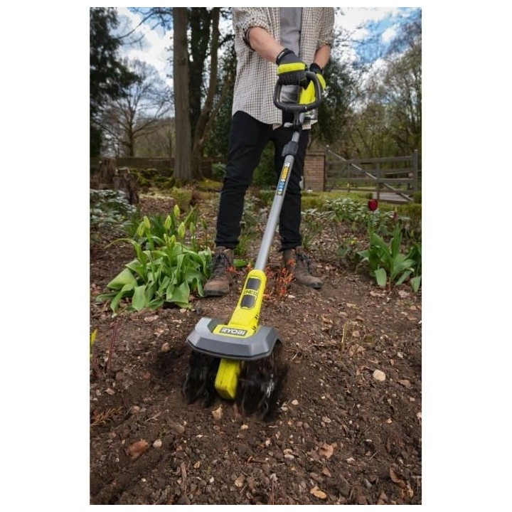 Bineuse sans fil 18V ONE+ RYOBI RY18CVA-0 - 4 fraises, tube téléscop