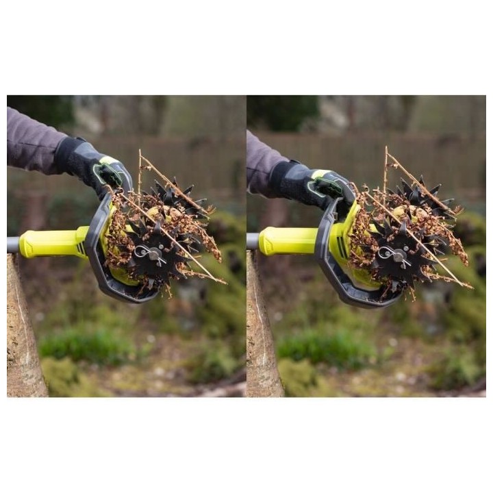 Bineuse sans fil 18V ONE+ RYOBI RY18CVA-0 - 4 fraises, tube téléscop