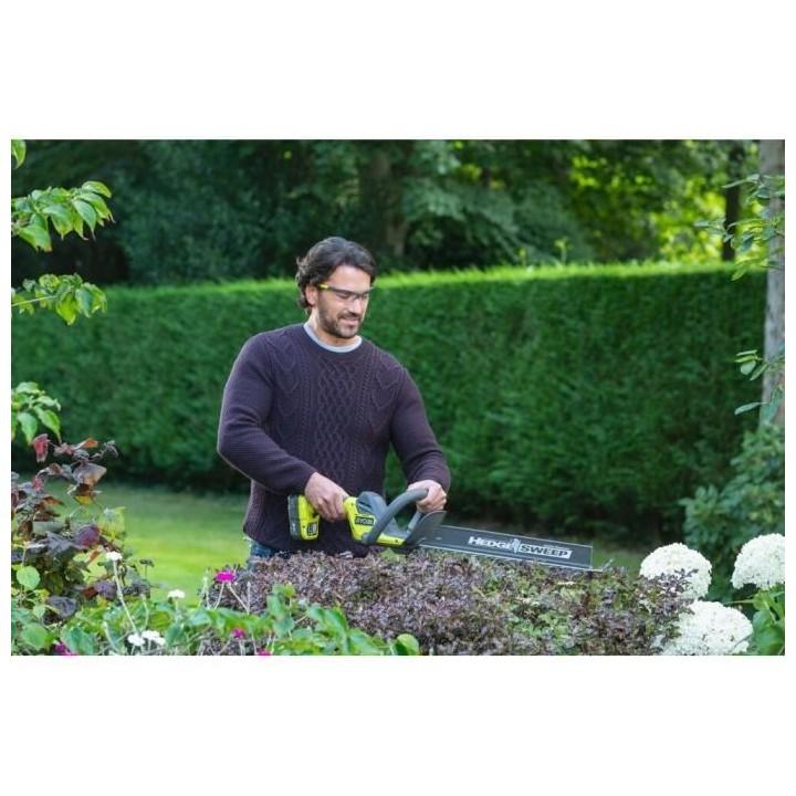 Taille-haies sans fil 18V ONE+ RYOBI LINEA RY18HT45A-120 - Lame de 45