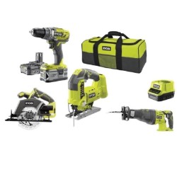 RYOBI Pack 4 outils sans...