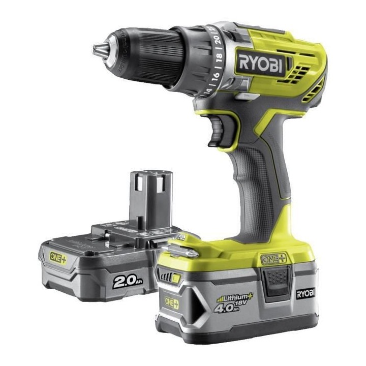 RYOBI Pack 4 outils sans fil One+ RCK184C-242S - Perceuse - 3 scies ci