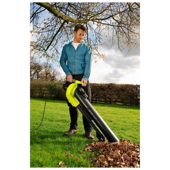 Souffleur 3000W RYOBI RBV3000CESV - 375km/h - 3 en 1