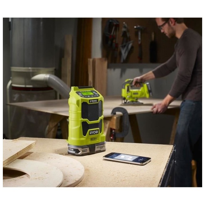 RYOBI Radio bluetooth One+ Am/Fm 18 V