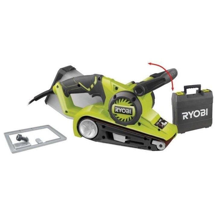 Ponceuse a bande électrique RYOBI 800W 76mm - variateur de vitesse -