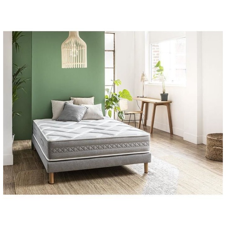 Matelas 140x190 cm SOMDREAM - 25 cm - 864 Ressorts ensachés - Tres Fe