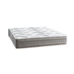 Matelas 140x190 cm SOMDREAM - 25 cm - 864 Ressorts ensachés - Tres Ferme - 7 zones - 100% Français - DREAMAIR