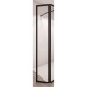 AURYS Porte de douche pivotante BALEARES ATELIER - Verre Timeless 8 mm trempé by Saint-Gobain - L.34 cm x H.198 cm