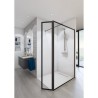 AURYS Paroi de douche en kit BALEARES ATELIER N°4 - Verre Timeless 8 mm trempé by Saint-Gobain - L.140 cm x H.198 cm