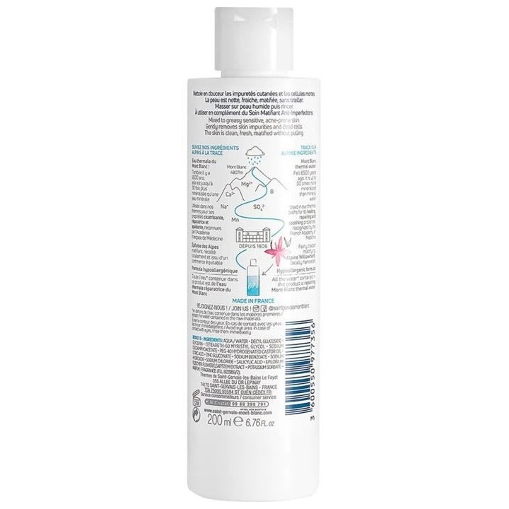 SAINT GERVAIS MONT BLANC Gel nettoyant purifiant - 200 ml