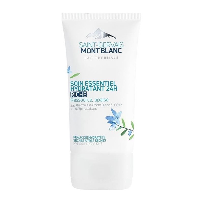 Soin essentiel hydratant Saint Gervais Mont Blanc - Riche 24h 40 ml