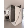 AURYS Paroi de douche en kit BALEARES CALACATTA - Verre Timeless 8 mm trempé by Saint-Gobain - L.90 cm x H.198 cm