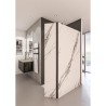 AURYS Paroi de douche en kit BALEARES CALACATTA - Verre Timeless 8 mm trempé by Saint-Gobain - L.120 cm x H.198 cm