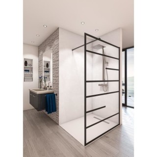 AURYS Paroi de douche en kit BALEARES ATELIER 10 - Verre Timeless 8 mm